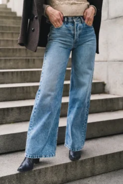 Lindsay Palazzo Jackson Wash Out Stone Bleach
