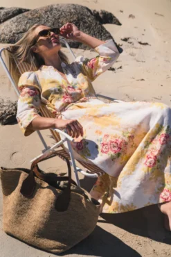 Linen Shift Dress Amore