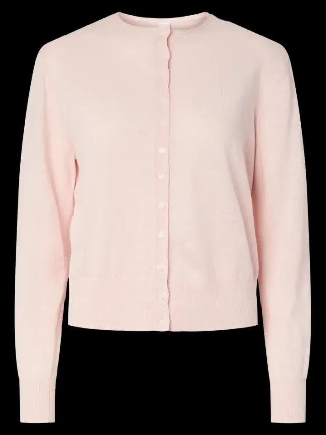 Linnea LS Knit Linen Cardigan Ballerina