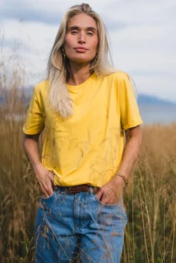 Linn Logo Tee Mimosa/Y Yellow