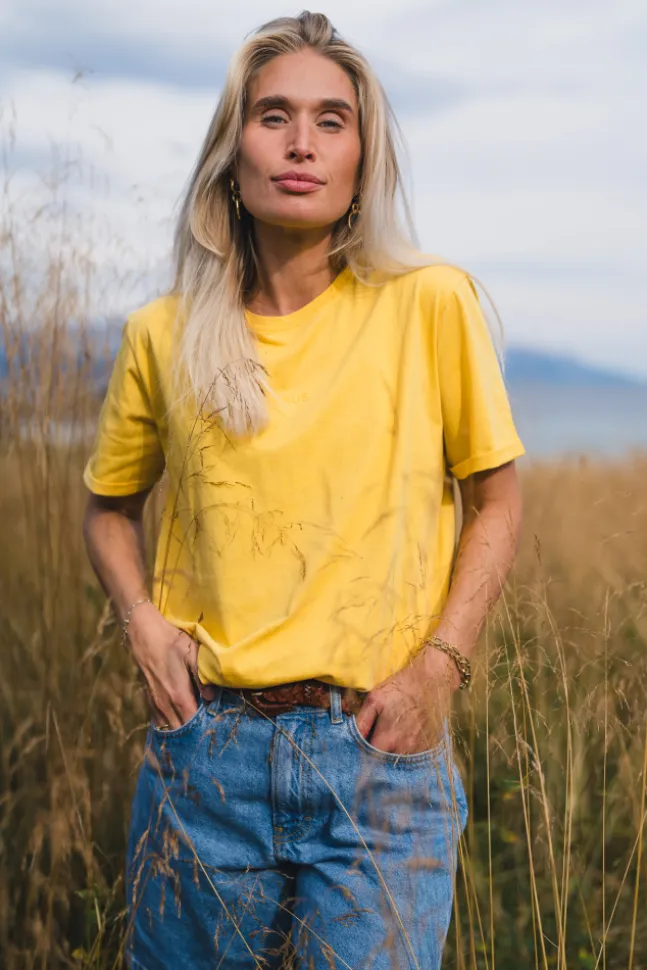 Linn Logo Tee Mimosa/Y Yellow