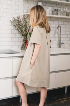Lio 2/4 Dress Sand Wash