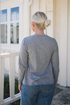 Lisa Longsleeve Grey Melange
