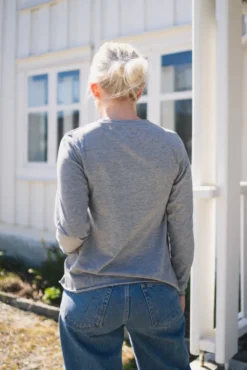 Lisa Longsleeve Grey Melange