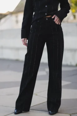 Luca Embellished Black