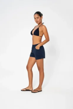 Lucca Solid Shorts Navy