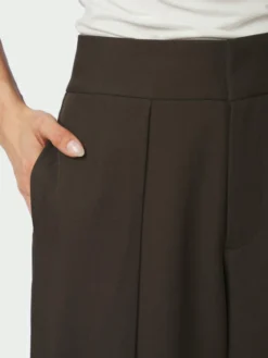 Lucille Structure Pants Dark Brown