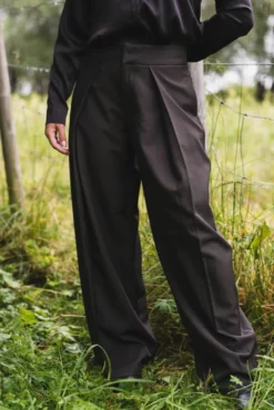 Lucille Structure Pants Dark Brown