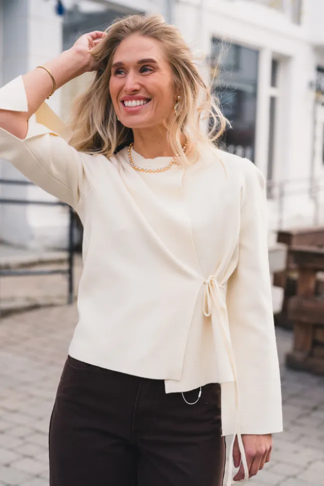 Lulu LS Tie Cardigan Pristine