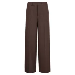 Luna Wide Pant Dark Brown