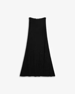 Luxe Sequin Skirt Black