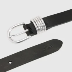 Lyla Ring Belt Caviar