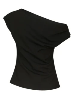 Mabelle Drapy Top Black