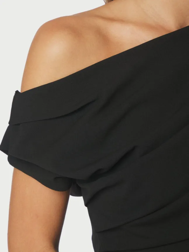 Mabelle Drapy Top Black