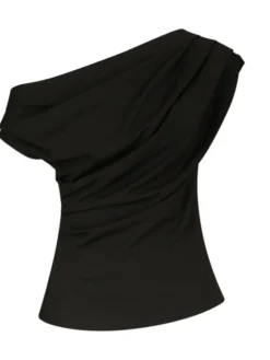 Mabelle Drapy Top Black