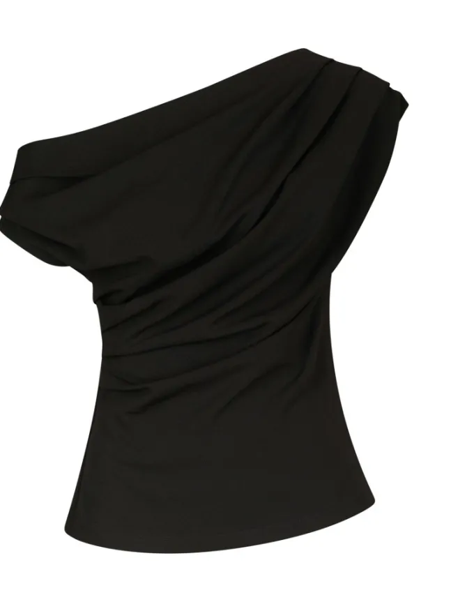 Mabelle Drapy Top Black