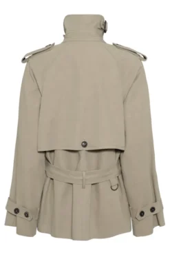 Majorstuen Trench Short Khaki