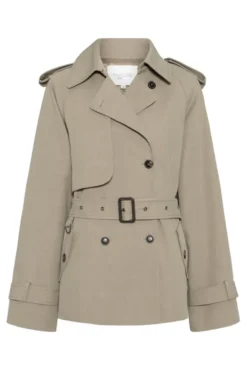 Majorstuen Trench Short Khaki