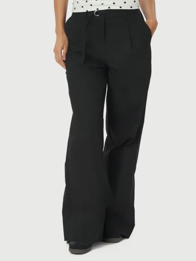 Malba Poplin Pants Black