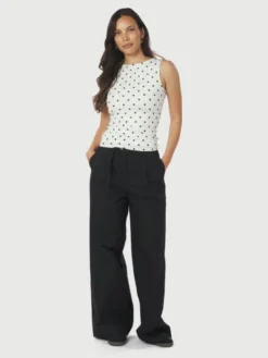 Malba Poplin Pants Black