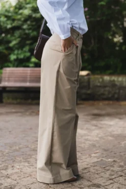 Malba Solid Pants Camel