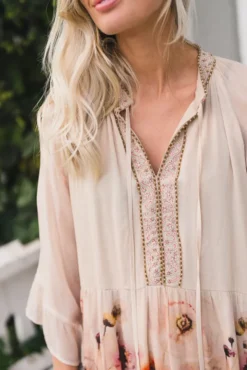 Malika Dress Bleeding Petals