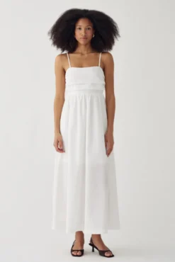 Malika Dress White