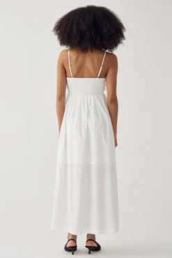 Malika Dress White