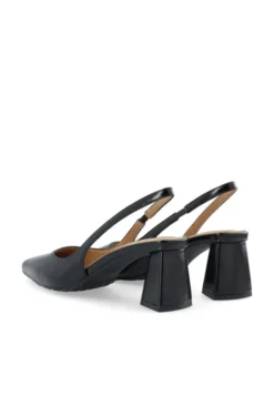 Maralyn Slingback Faux Leather Black Pratia