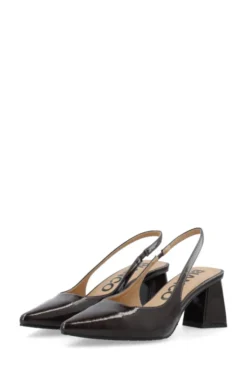 Maralyn Slingback Patent Brown