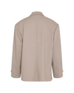 Marceli Oversized Blazer Warm Light Grey Melange