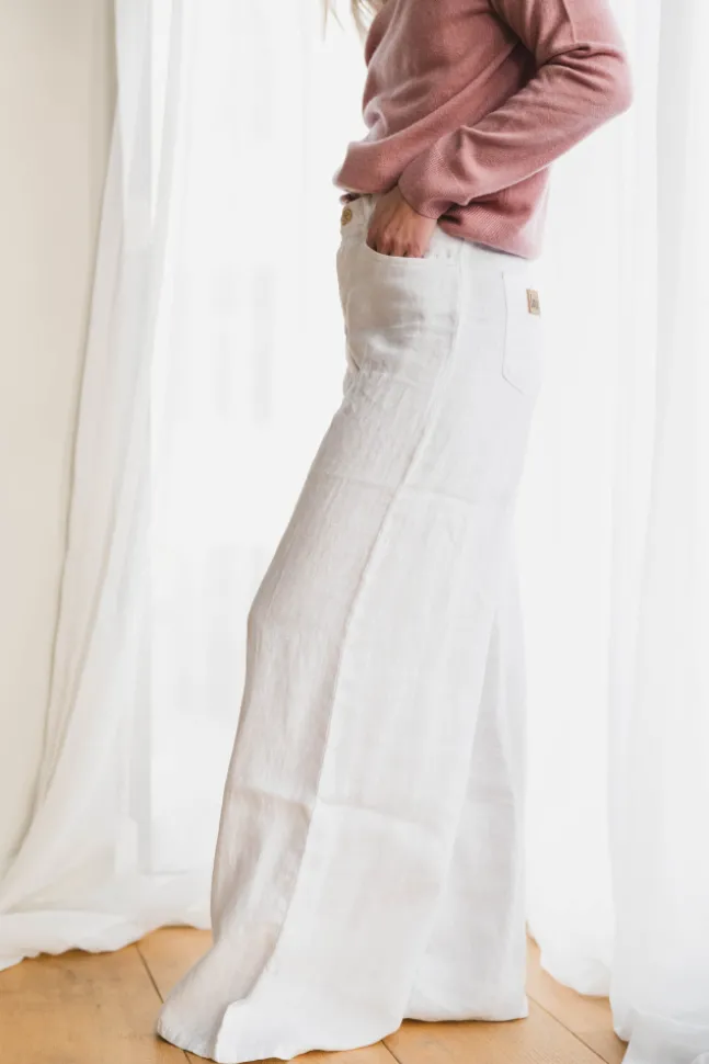 Marlene Linen Summer White