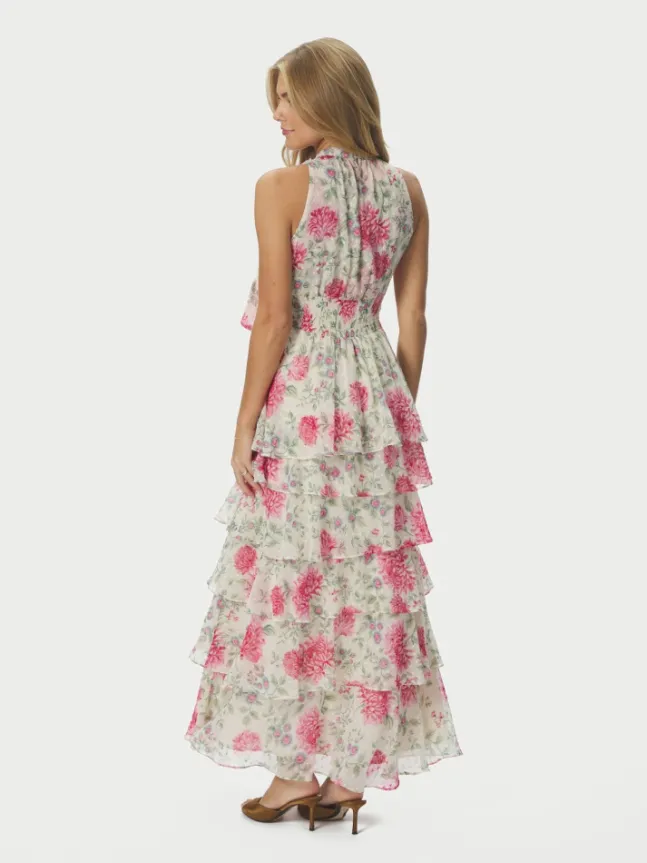 Marli Big Flower Dress Creme