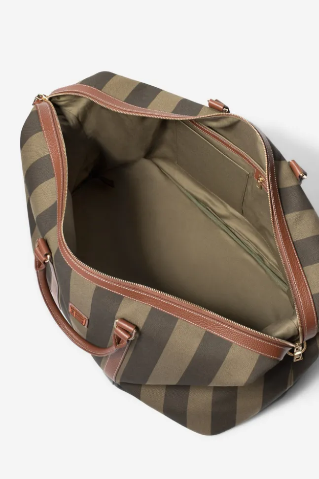 Marlowe Weekend Bag Green Stripe