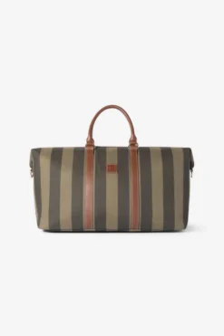 Marlowe Weekend Bag Green Stripe