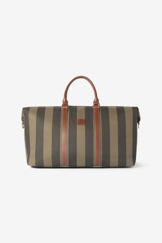 Marlowe Weekend Bag Green Stripe