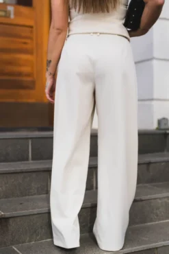 Massie Structure Pants Offwhite