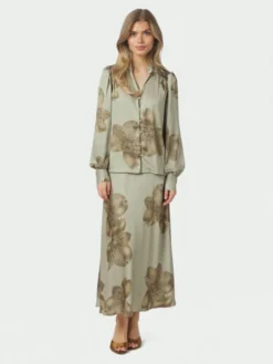 Massima Misty Orchid Blouse Smoke Green