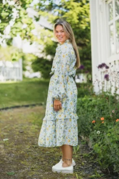 Matira LS Long Dress Skyway Matiri Aop