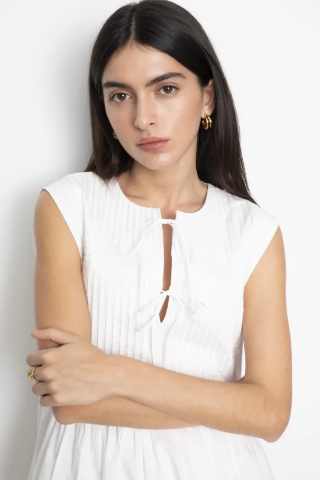 Mavie Top White