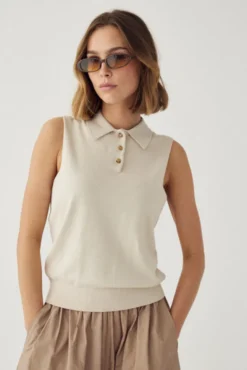 Maxine SL Knit Oyster