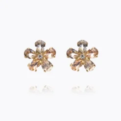 May Earrings Gold Silk Combo
