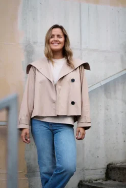 Mazie Perry Short Coat Sandstone