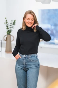 Merino Polo Dark Navy