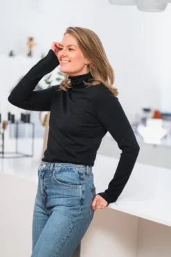 Merino Polo Dark Navy