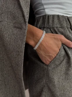 Mesh Link Bracelet Silver