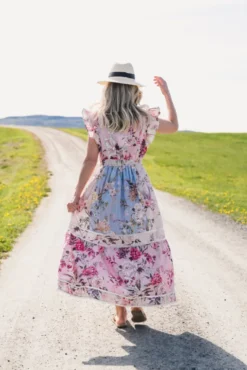 Messa CS Long Dress Pristine W. Ballerina/Skyway
