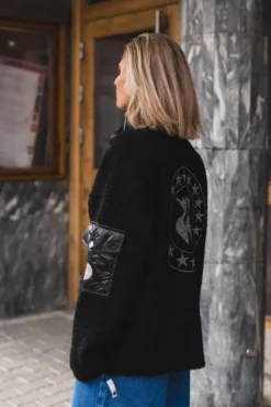 Micky Half Zip Black