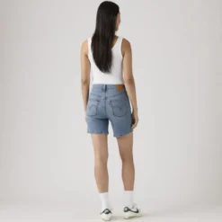 501 Mid Thigh Short Indigo Worn In