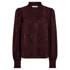 Miko V-Blouse Plum